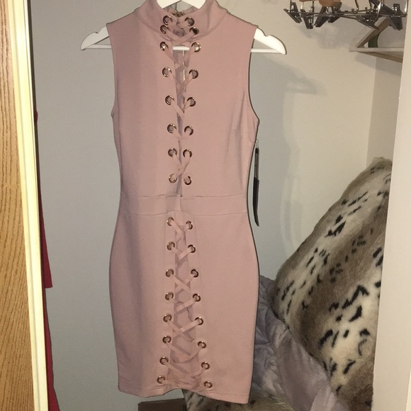 Forever 21 blush pink bodycon dress - Picture 2 of 2